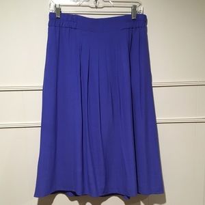 Purple midi skirt